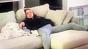 Ipad mini mast on couch