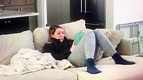 Ipad mini mast on couch