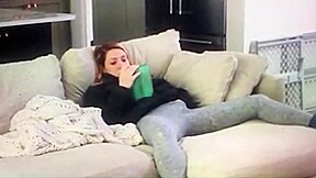 Ipad mini mast on couch