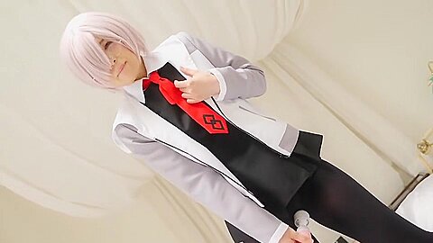 Japanese Cosplayer In Pantyhose - Amateur Sex
