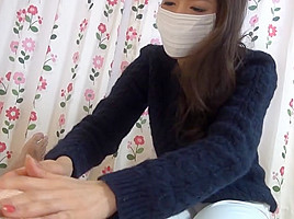Japanese Surgical mask with pretty nice hand