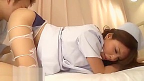 Japanese nurse caughts patient jerking