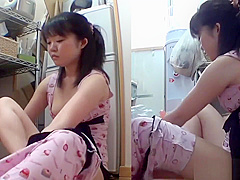 Japanese skank toys pussy