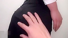Japanese tiny office girl gets fucked