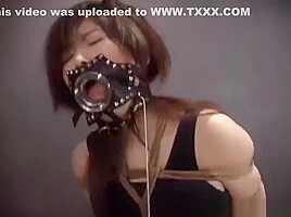 Japanese women tied in rope and messed with