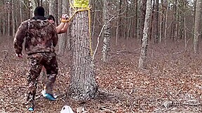 Jenna Bound In The Woods - Babesintrouble