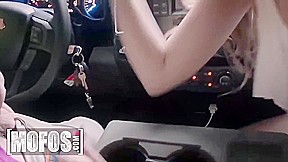 Jessie Wylde And Charles Dera - Roadside Footjob