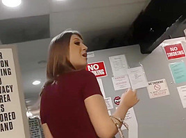 Jojo Kiss sucks BBCs before getting fucked at Gloryhole