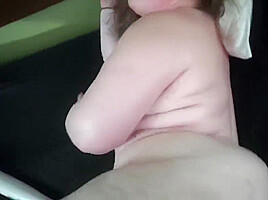 Katie Campbell gets creampied