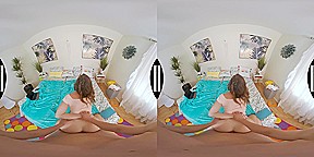 Katie Kush's Friend's Step brother Stops By Her Dorm Room For A Book But Ends Up Getting Some Pussy