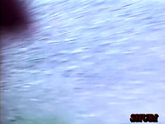 Kinky boob sharking video showing a sexy Japanese gal