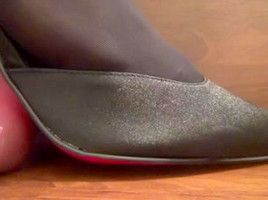 Knob And Ball Trample High Heels Shoes
