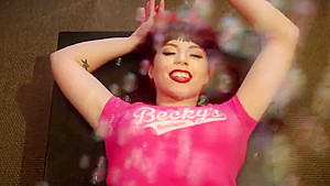 LUDELLA HAHN in FOOT FUN With The Bubble Gun!