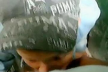 Latin hood teen 18+ slut sucking my dick