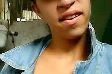 Latin hood teen 18+ slut sucking my dick