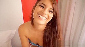 Latina Gisele Mona, works the camara