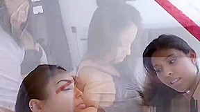 Latina sis Jasmine & Vanessa loves fucking with Step dad
