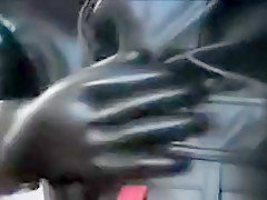 Leather guy barebacks rubber boii