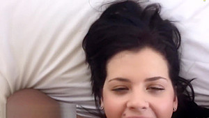 Lesbian licks black pussy