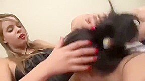 Lesbian slave by two mistress