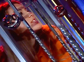 Lesbians In A Cage Fill Their Juicy Holes With A Toy