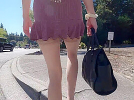 Longpussy Going For A Stroll In The City