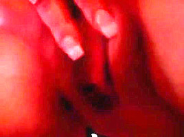 Lovely mature latina in sexy lingerie plays with her juicy pussy for you