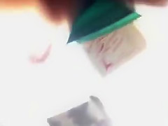 Lovely pussy exposed in an upskirt clip