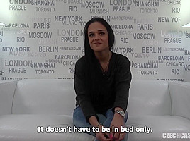 Lucka is a super slutty babe with black hair who would fuck any handsome guy