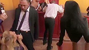 Lucky Guy Gets Fucked By A Group Of Smoking Gals