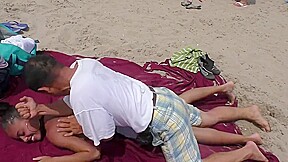 Luo Dong On Coney Island To Massage Darker Skin Girl 