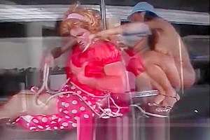 Lustful Tgirls have fun with a CD