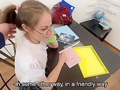 Lustful student 18+ Passes The Exam