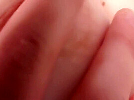 Lusty teen 18+ Masturbates In The Car And
