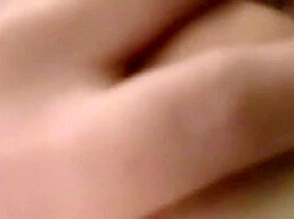 Lusty teen 18+ Masturbates In The Car And