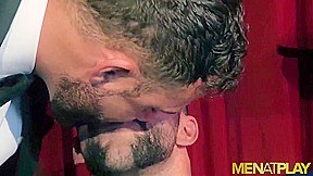 MENATPLAY Suited Men Logan Moore And Teddy Torres Anal Breed