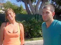 MILF is obviously willing to fuck with that mighty dude