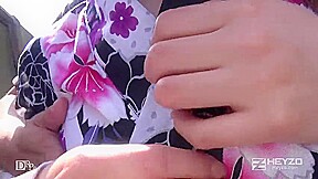 Maki Horiguchi Summer Nude: Yukata Dating - Caribbeancom