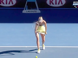 Maria Sharapova SEXY jerk off challenge