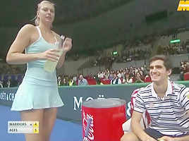 Maria Sharapova SEXY jerk off challenge