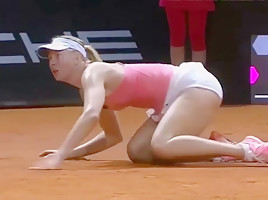 Maria Sharapova SEXY jerk off challenge