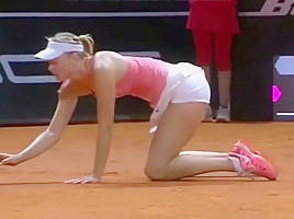 Maria Sharapova SEXY jerk off challenge