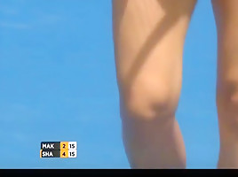 Maria Sharapova SEXY jerk off challenge