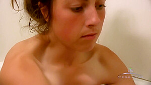 Marlee In The Bathtub Washes Her Extremely Hairy Legs Armpits And Pussy