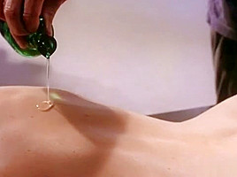 Marvelous Mimi Rogers gets her entire body rubbed