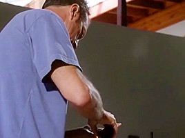 Marvelous Mimi Rogers gets her entire body rubbed