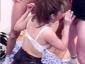 Masked strangers fuck and cum all over this milf - Telsev