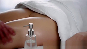 Massage Rooms Soft skinned beauty's juicy hole tingles after