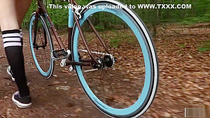 Masturbating teen 18+ 6 Bike Ride
