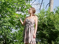 Masturbation In The Bushes With Wild Cutie Julianna!